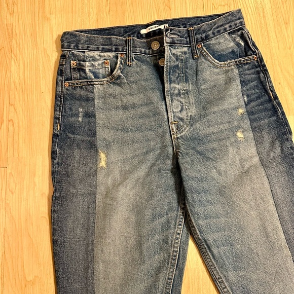 Women's Grlfrnd Karolina High Rise Two Tone Skinny Denim Jeans Size 27 NWOT - Picture 3 of 4